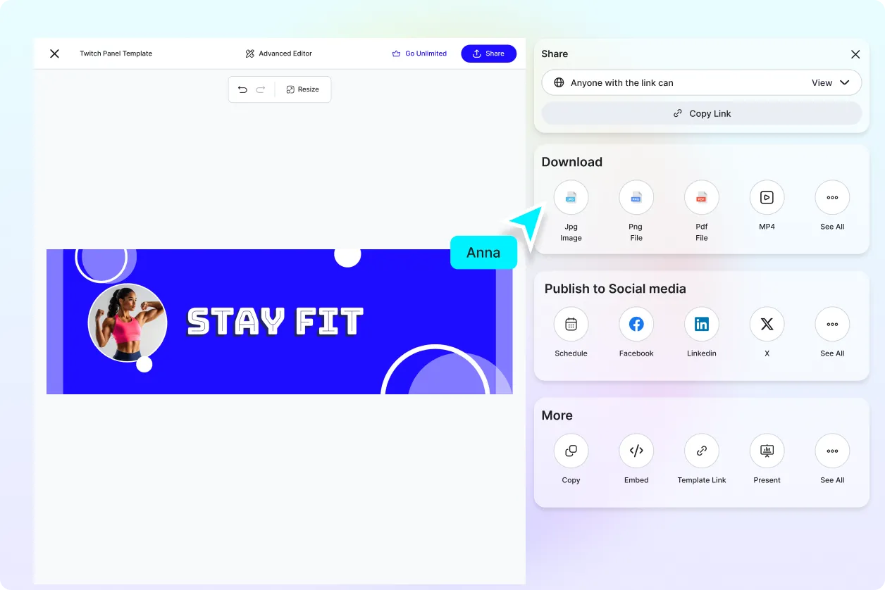 Free AI Twitch Panel Generator, Create Panel Images Online [ No Signup ]